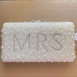 Alessia Bridal “Mrs” Clutch